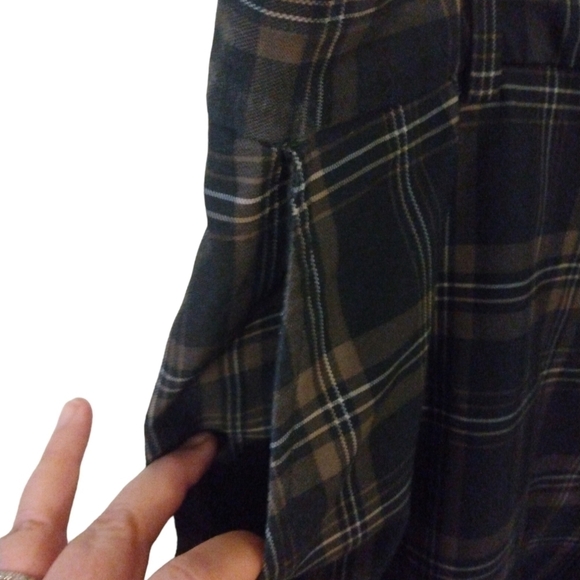 Golf Shorts Walter Hagen Flat Front Pockets Brown/Stripe Performance Sz.36 - Picture 4 of 11